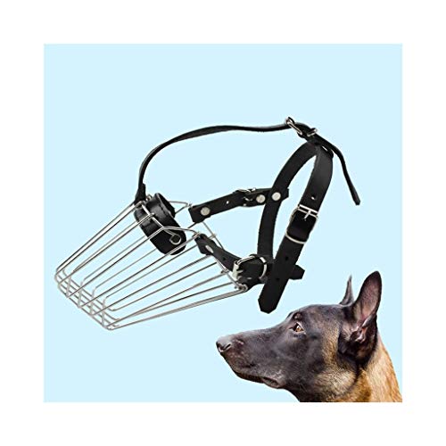 HUTRADE Hunde Maulkorb Haustier Mund Set Edelstahl Hundemaske for Deutscher Schäferhund Belgische Malinois Und Rottweiler HUTRADE Hunde Maulkorb Haustier Mund Set Edelstahl Hundemaske for Deutscher Schäferhund Belgische Malinois Und Rottweiler von HUTRADE