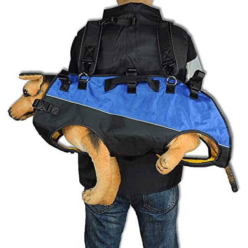 HUUG Transportdehner für Hunde und andere Tiere, Haustier-Tragetasche, Rucksack, faltbarer Haustier-Dehner, Notfall-Tierdehner, um Ihr Haustier sicher zu halten, D HUUG Transportdehner für Hunde und andere Tiere, Haustier-Tragetasche, Rucksack, faltbarer Haustier-Dehner, Notfall-Tierdehner, um Ihr Haustier sicher zu halten, D von HUUG