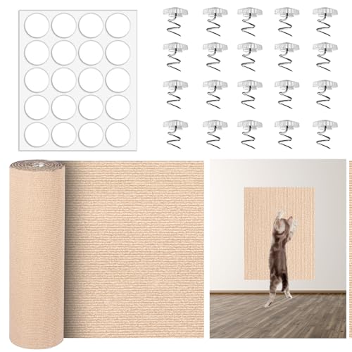 200cmx40cm Selbstklebend Kratzmatte Katze Khaki DIY Katzenteppich Katzen Kratzschutz Sofa Katze mit 20 Schrauben und 20 Doppelseitige Klebepunkte Kratzbrett Katze Wand Katzenkratzmatten Selbstklebend 200cmx40cm Selbstklebend Kratzmatte Katze Khaki DIY Katzenteppich Katzen Kratzschutz Sofa Katze mit 20 Schrauben und 20 Doppelseitige Klebepunkte Kratzbrett Katze Wand Katzenkratzmatten Selbstklebend von HVIERO