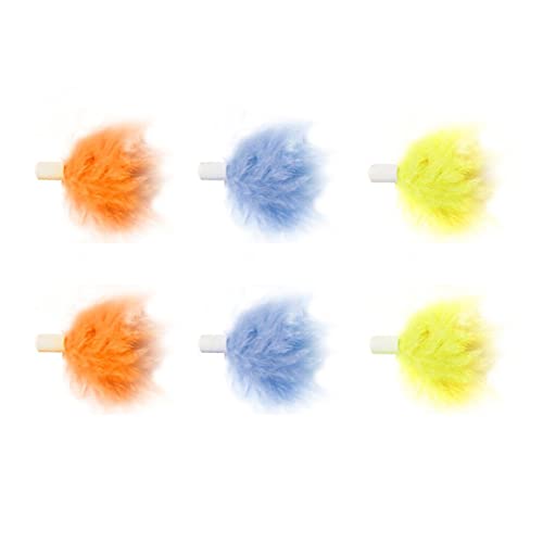 HVRFJXI 6 Pcs Interaktive Für Katze Spielzeug Federn Ersatz Für Kopf Für FOFO Für Katze Übung Indoor Spielzeug Für Katze Quaste Spielzeug Re HVRFJXI 6 Pcs Interaktive Für Katze Spielzeug Federn Ersatz Für Kopf Für FOFO Für Katze Übung Indoor Spielzeug Für Katze Quaste Spielzeug Re von HVRFJXI