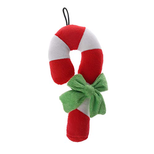 HVRFJXI Hunde Weihnachtsspielzeug Quietsch Plüschtier Langlebiges Gefülltes Kauspielzeug Für Kleine Bis Mittelgroße Hunde In Stockform HVRFJXI Hunde Weihnachtsspielzeug Quietsch Plüschtier Langlebiges Gefülltes Kauspielzeug Für Kleine Bis Mittelgroße Hunde In Stockform von HVRFJXI