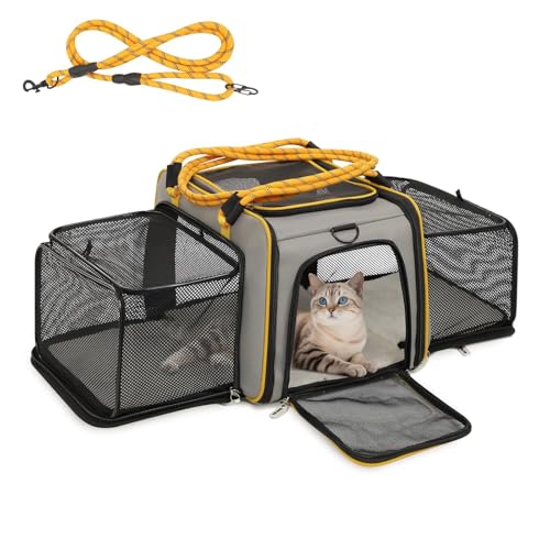 Tragetasche für Katzen und Hunde, faltbar, weich gefüttert, für kleine Hunde und Hunde bis zu 9 kg, 43,2 x 39,4 x 31,8 cm Tragetasche für Katzen und Hunde, faltbar, weich gefüttert, für kleine Hunde und Hunde bis zu 9 kg, 43,2 x 39,4 x 31,8 cm von HWAEYEM
