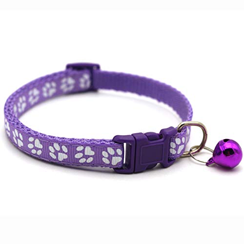 2 x reflektierendes Katzenhalsband mit Glöckchen, einfaches Halsband für Hunde und Katzen, verstellbar, Polyester, Katzen- oder Sicherheitsgurte 2 x reflektierendes Katzenhalsband mit Glöckchen, einfaches Halsband für Hunde und Katzen, verstellbar, Polyester, Katzen- oder Sicherheitsgurte von HWOLPEMS