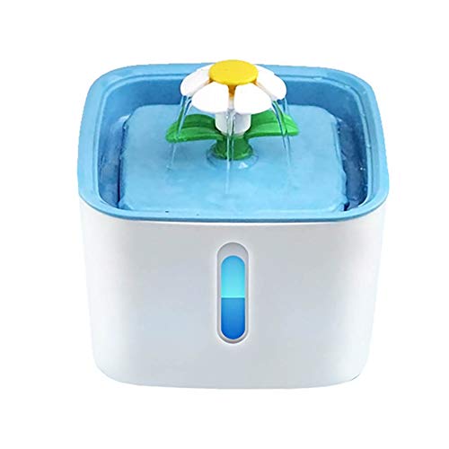 Floret Pet Waterer mit 24 Filterelementen, automatischer Zirkulationsfilterung, intelligentem Ausschalten, geringem Verbrauch und Stummschaltung/Blau / 2.5L Floret Pet Waterer mit 24 Filterelementen, automatischer Zirkulationsfilterung, intelligentem Ausschalten, geringem Verbrauch und Stummschaltung/Blau / 2.5L von HXFENA