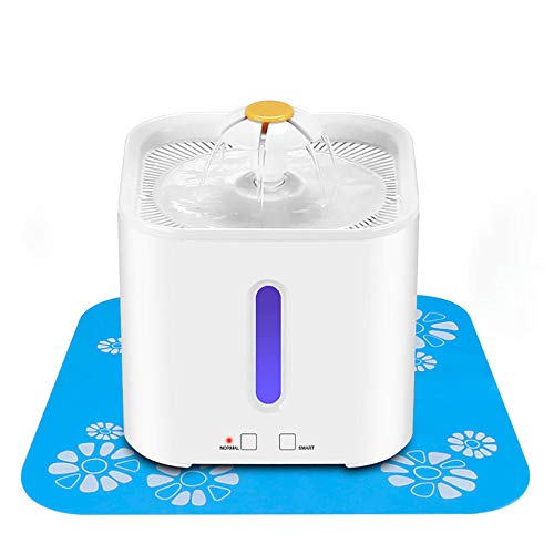 Wasserspender für Katzenhunde, Automatische Zirkulationsfilterung, Ausschalten des Wassermangels,Leiser Betrieb, Sichtbares Wasserstandsfenster/Weiß / 2.5L Wasserspender für Katzenhunde, Automatische Zirkulationsfilterung, Ausschalten des Wassermangels,Leiser Betrieb, Sichtbares Wasserstandsfenster/Weiß / 2.5L von HXFENA