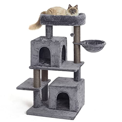 Katzenbäume 45 Zoll großer mehrstufiger Katzenbaum mit Kugel und Sisal-überzogenen Kratzbäumen Katzenkratz-Klettergerüst Haustiermöbel Haustierprodukte Katzenbäume 45 Zoll großer mehrstufiger Katzenbaum mit Kugel und Sisal-überzogenen Kratzbäumen Katzenkratz-Klettergerüst Haustiermöbel Haustierprodukte von HXFFXHF