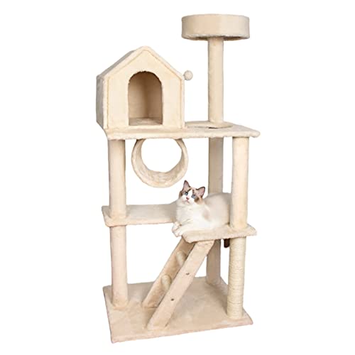 Katzenbäume Mehrschichtiger Katzenbaum Katzenturm mit Sisalseil-Greifsäule Haustierkatze Kätzchen Klettergerüst Katzenhaus Hüpfspielzeug Katzenbäume Mehrschichtiger Katzenbaum Katzenturm mit Sisalseil-Greifsäule Haustierkatze Kätzchen Klettergerüst Katzenhaus Hüpfspielzeug von HXFFXHF
