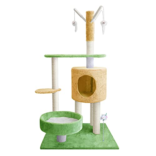 Katzenbaum, Katzenturm, Katzenkratzbaum, Katzenstreu, Katzenvilla, Hängender Ball, Multifunktionales Katzenklettergerüst, Sisal, Heimtierbedarf Katzenbaum, Katzenturm, Katzenkratzbaum, Katzenstreu, Katzenvilla, Hängender Ball, Multifunktionales Katzenklettergerüst, Sisal, Heimtierbedarf von HXFFXHF