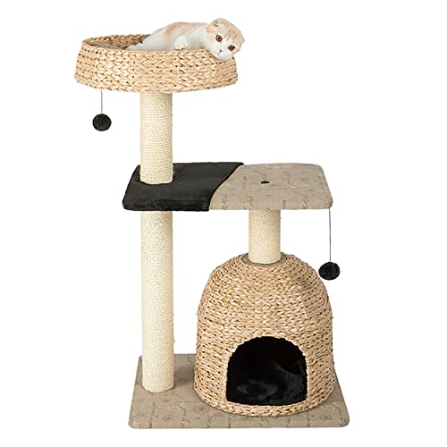 Katzenbaum, Katzenturm, Kratzbaum, Katzenstreu, Katzenhaus, Hängeball, Plattform, Sisal, multifunktionales Katzenklettergerüst Katzenbaum, Katzenturm, Kratzbaum, Katzenstreu, Katzenhaus, Hängeball, Plattform, Sisal, multifunktionales Katzenklettergerüst von HXFFXHF