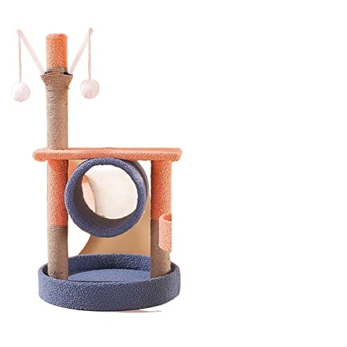Katzenbaumhäuser Katzenklettern Katzennest Katzenbaum Einteiliges Himmelssäulennest Katzensprungplattform Massives Spielzeug Katzenbedarf Kratzbrett (Größe: 4) (1) Warm wie Immer von HXFFXHF