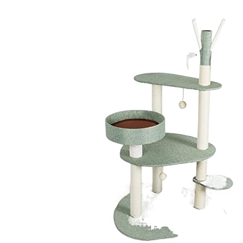 Katzenbaumhäuser für den Sommer, solide Katzenkratzbäume, Katzenkletterhaus, Katzenzubehör, Spielzeug, Katzentrage, Solider Katzenbaum, EIN Zubehör, Katzenvilla, warm wie Immer von HXFFXHF