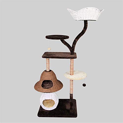 Klettergerüst für Katzen, Heimtierbedarf, EIN Katzenkopf-Katzenspielzeug aus natürlichem Sisalseil, Katzenbaum, Katzenspielzeug, geeignet für Katzen zum Spielen und Schlafen Klettergerüst für Katzen, Heimtierbedarf, EIN Katzenkopf-Katzenspielzeug aus natürlichem Sisalseil, Katzenbaum, Katzenspielzeug, geeignet für Katzen zum Spielen und Schlafen von HXFFXHF