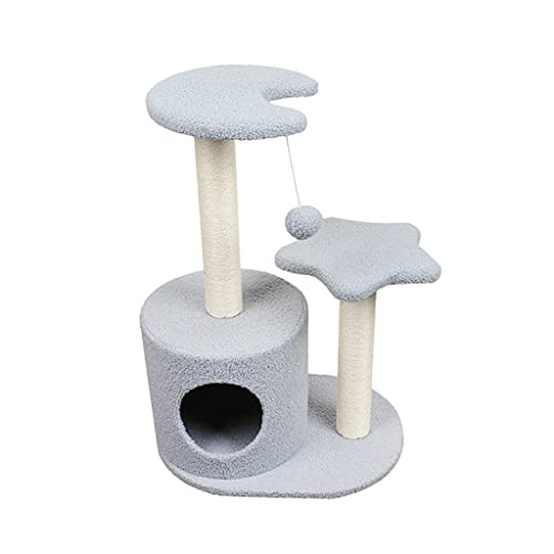 Klettergerüst für Katzen, für alle Jahreszeiten geeignet, Klettergerüst für Katzen, Katzenstreubaum, Katzenstreu, Katzenspielzeug, Sisal-Katzen-Sprungplattform (Farbe: C) (C) von HXFFXHF