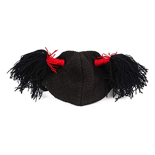 HXHON Haarband, lustige Halloween-Kopfbedeckung, kreatives Zopfmuster, für Hunde und Katzen, Party, Cosplay-Zubehör von HXHON