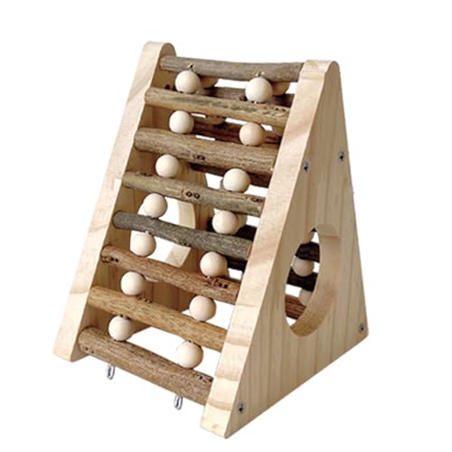 Kühlt Hamsternest aus Holz, Kletterrampen, Übungshaus, kaufeste Leiter für Bewegung und Ausruhen von HXNH