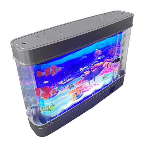 Realistische Aquarium-Lampe, künstliche LED-Lampe, dekorative Lampe für Zuhause, Schlafzimmer, Büro, Schreibtischdekoration, Aquarium-LED-Dekorationen Realistische Aquarium-Lampe, künstliche LED-Lampe, dekorative Lampe für Zuhause, Schlafzimmer, Büro, Schreibtischdekoration, Aquarium-LED-Dekorationen von HXNH