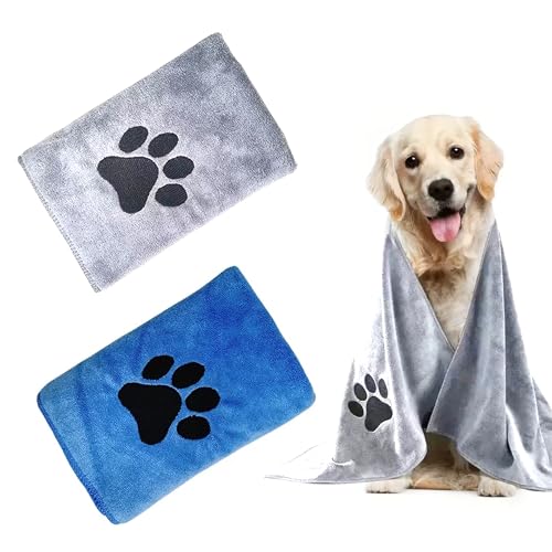 HXSYKJDM 2 Stück Hundehandtuch, 75 x 35 cm Hundehandtuch Extra Saugfähig, Schnelltrocknend Haustier Mikrofaser Handtücher für Haustiere HXSYKJDM 2 Stück Hundehandtuch, 75 x 35 cm Hundehandtuch Extra Saugfähig, Schnelltrocknend Haustier Mikrofaser Handtücher für Haustiere von HXSYKJDM