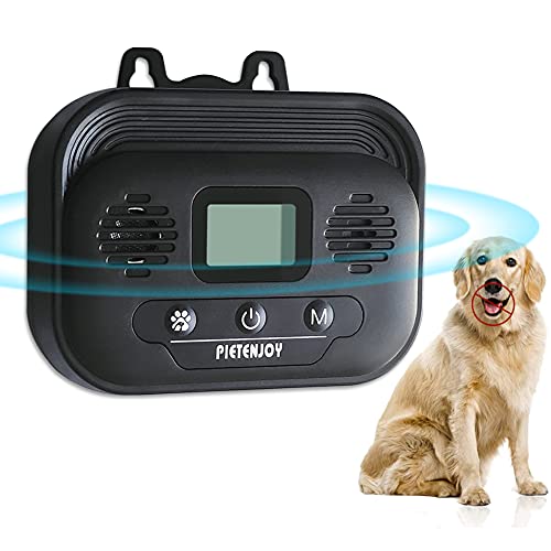 HXWEB PET Anti-Bell-Gerät, Ultraschall Bellkontrollgerät, Hundebell Abschreckung mit 3 einstellbaren Pegelreglern für Hinterhöfe, 50-Fuß Reichweite, Sicher & Effektive für große kleine Hunde von HXWEB PET