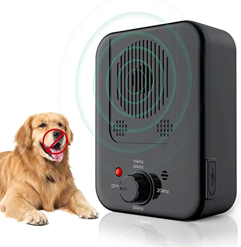 HXWEB PET Anti-Bell Gerät, Ultraschall Hunde Repeller und Trainer Gerät Stop Rinde Anti-Bell-Mittel, Sicher & Effektive Hundebellen Abschreckung Außenbereich für große mittlere kleine Hunde von HXWEB PET