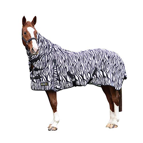 HY Equestrian StormX Original Zebra Print Fliegendecke 150 cm schwarz/weiß von Y&H