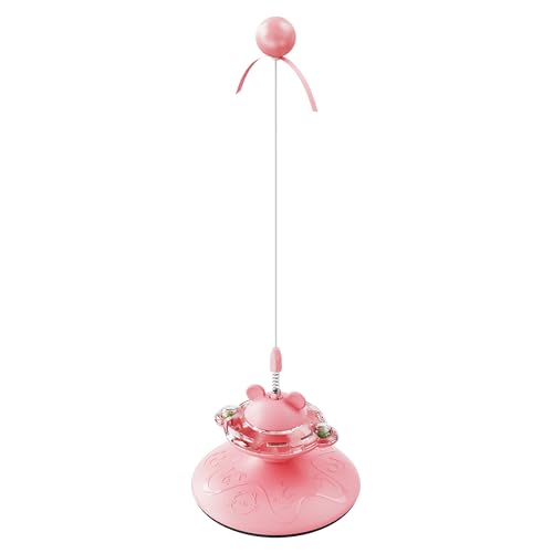 HYCNPTD Katzenminze-Ball, interaktives Katzenspielzeug, Haustierbedarf, Drehteller, langsames Füttern, Katzennapf, Indoor-Teasing-Stick-Spielzeug von HYCNPTD