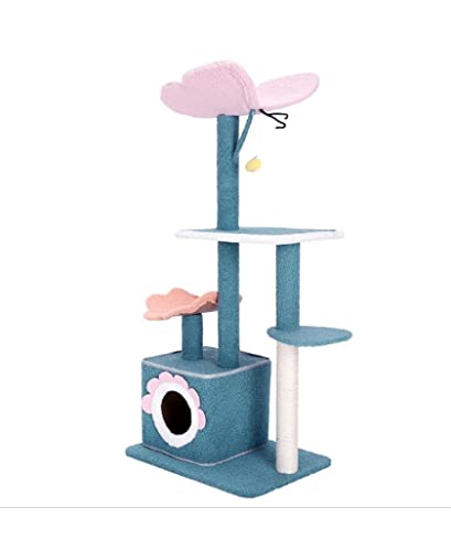 HYKJCSS Katzenbaum Kratzbaum Katzenklettergerüst Vier Jahreszeiten Katzenturm Aktivitätsbaum Sisalkatzenkratzbaum Indoor Cat Condo Mit Sprungplattform Katzenzubehör HYKJCSS Katzenbaum Kratzbaum Katzenklettergerüst Vier Jahreszeiten Katzenturm Aktivitätsbaum Sisalkatzenkratzbaum Indoor Cat Condo Mit Sprungplattform Katzenzubehör von HYKJCSS