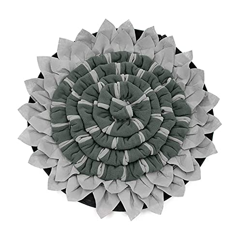 HYQOUKLR Schnüffelmatte für Hunde, Haustier-Schnüffel-Trainingsdecke (Marineblau) von HYQOUKLR