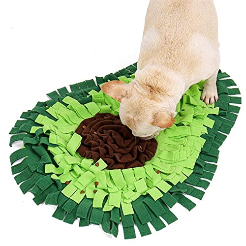 HYQOUKLR Schnüffelmatte für Hunde, Welpen, Hunde, Katzen, Haustiere, Schnüffel-Trainingspad (B 70 x 50 cm) von HYQOUKLR