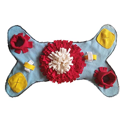 HYQOUKLR Schnüffelmatte für Hunde, Welpen, Hunde, Katzen, Haustiere, Schnüffel-Trainingspad (D 65 x 40 cm) von HYQOUKLR