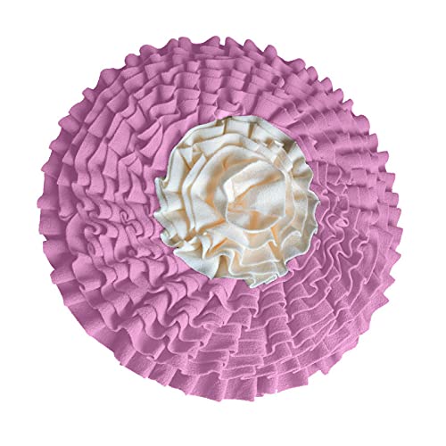 HYQOUKLR Schnüffelmatte für Hunde, für Hunde, Leckfutter, Katzen- und Hundetrainingsdecke (Rosa, 53 x 53 cm) von HYQOUKLR