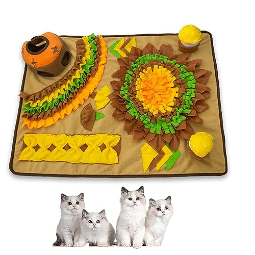 HYQOUKLR Schnüffelmatte für Hunde, für Katze und Hund, Schnüffelmatte, Puzzle-Spielzeug, Snack-Fütterung von HYQOUKLR