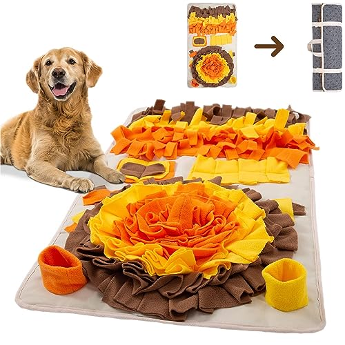 HYQOUKLR Schnüffelmatte für Hunde, für Katze und Hund, Schnüffelmatte, Puzzle-Spielzeug, Snack-Fütterung von HYQOUKLR