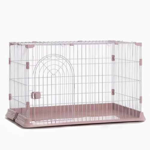Katze Gehäuse Käfig, Katzengehege mit Abnehmbarer oberer Abdeckung for Katzen und kleine Haustiere, Mehrfarbig, mehrere Größen(Pink,1006560cm) von HYQOUKLR