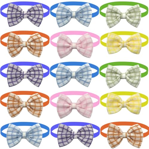 50/100 Stück Hundefliege, süße Fliege for kleine Hunde und Katzen, Krawatten for Hunde, Haustiere, Schleifen for die Hundepflege, Zubehör for Haustiere(100pcs) von HYRSXN