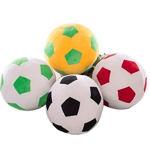 HYRSXN 1 Fußball, Plüschspielzeug for Haustiere in zufälliger Farbe for Hunde und Katzen for Interagieren und Spielen, Zahnreinigung, Spielzeugball ohne Füllung(Random Color 1Pc) von HYRSXN