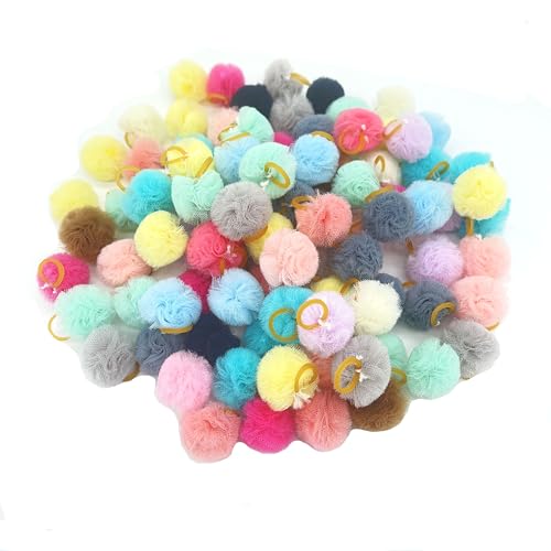 HYRSXN 100 x süße Hundeschleifen mit Gummibändern, Spitzenball, handgefertigte Haarschleifen, Zubehör for die Hundepflege, Haustierprodukte HYRSXN 100 x süße Hundeschleifen mit Gummibändern, Spitzenball, handgefertigte Haarschleifen, Zubehör for die Hundepflege, Haustierprodukte von HYRSXN