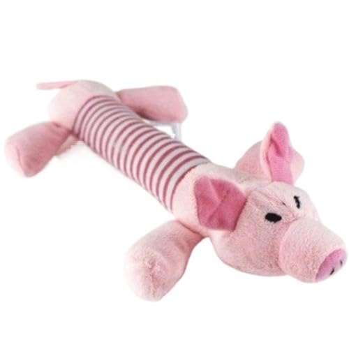 HYRSXN Elefant, Schwein, Ente, Quietscher, Plüsch, Kauen, Bissfest, Spielen, Souud, Spielzeug for Haustier, Welpen, Hund, Haustiere, Zubehör, Zubehör(Pig) von HYRSXN