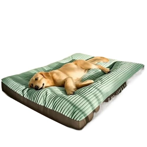 HYRSXN Große Hundematte Cordunterlage for mittelgroße und große Hunde Übergroßes Haustier-Schlafbett Großes, verdicktes Hundesofa Abnehmbares, waschbares(2,XXXL 115x80x7cm) von HYRSXN