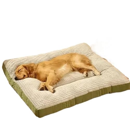 HYRSXN Große Hundematte Cordunterlage for mittelgroße und große Hunde Übergroßes Haustier-Schlafbett Großes, verdicktes Hundesofa Abnehmbares, waschbares(4,XXXL 115x80x7cm) von HYRSXN