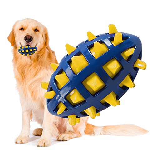 HYRSXN Quietschendes Welpenballspielzeug, interaktiver, bequemer Hundeball aus Gummi, kreativer Haustierball for Zahnen, Reinigen und Spielen von Kauern(5) von HYRSXN