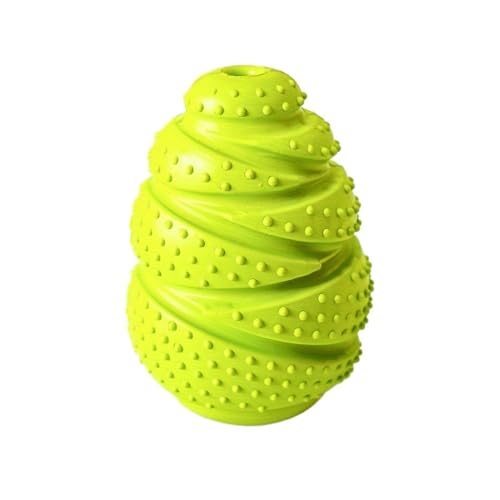 HYRSXN Robustes Kauspielzeug for Hunde aus Gummi mit Leckerli-Spender – interaktives Puzzle-Design for geistige Anregung und Zahngesundheit(Grass Green) von HYRSXN