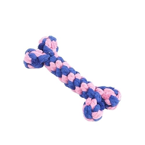 Hundespielzeug in Knochenform for kleine und große Hunde, resistent gegen Zahnen, Reinigung, Kauspielzeug, Haustier-Welpen, Molarenspielzeug, Haustierprodukte(Blue Pink) von HYRSXN