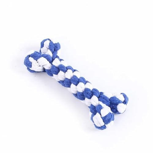 Hundespielzeug in Knochenform for kleine und große Hunde, resistent gegen Zahnen, Reinigung, Kauspielzeug, Haustier-Welpen, Molarenspielzeug, Haustierprodukte(Blue White) von HYRSXN