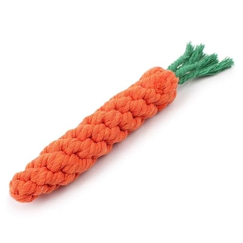 Hundespielzeug in Knochenform for kleine und große Hunde, resistent gegen Zahnen, Reinigung, Kauspielzeug, Haustier-Welpen, Molarenspielzeug, Haustierprodukte(Carrot 22cm) von HYRSXN
