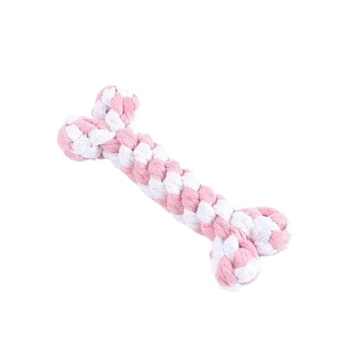 Hundespielzeug in Knochenform for kleine und große Hunde, resistent gegen Zahnen, Reinigung, Kauspielzeug, Haustier-Welpen, Molarenspielzeug, Haustierprodukte(Pink White) von HYRSXN
