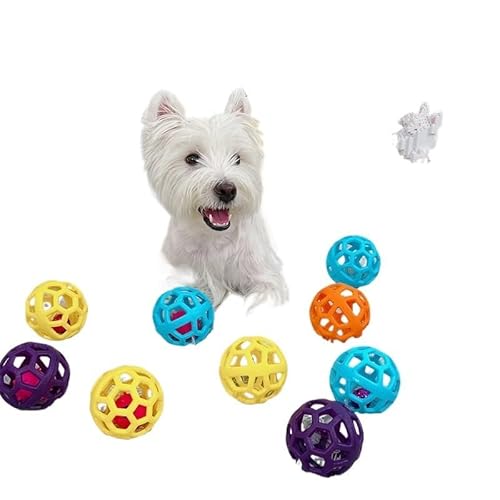 Kauspielzeug for Hunde, natürlicher TPR-Ball mit Glöckchen, interaktives Trainingsspiel for Haustiere, Katzen, die im Freien Spielen, Zahnreinigungszubehör for Welpen(5) von HYRSXN
