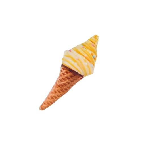 Lustiges Quietschspielzeug for kleine und mittelgroße Hunde, bissfestes Welpenspielzeug, simuliertes Hundespielzeug aus der Fleisch-/Meeresfrüchte-/Creme-Serie, Haustierprodukt(Banana Ice Cream) von HYRSXN