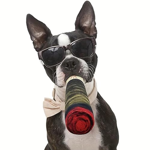 Quietschspielzeug aus Plüsch for mittlere, kleine und große Hunde – Coole, süße Geschenke for Geburtstag for Hunde. GIF zur Zahnreinigung, Keine Füllung Quietschspielzeug aus Plüsch for mittlere, kleine und große Hunde – Coole, süße Geschenke for Geburtstag for Hunde. GIF zur Zahnreinigung, Keine Füllung von HYRSXN