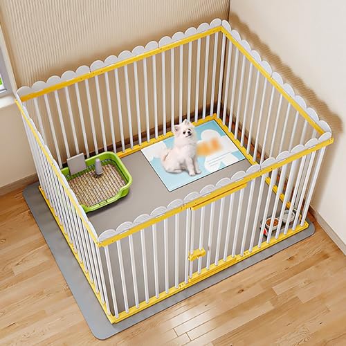 Full Square Rohr Hundekiste, Hundezaun, kleine und mittlere Hunde -Playpens, Innenhundzwinger, unabhängiger großer Raum (Größe: 136x92x70 cm) YYuan von HYSJDMNC