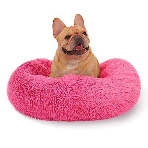 HYSJDMNC Hundebett warmes weiches Plüsch -Haustierbett, Hund Katze rund Warmer Kuschler Zwinger weiche Welpensofa, Linderung von Angst und verbesserter Schlaf für den Winterschlaf YYuan von HYSJDMNC